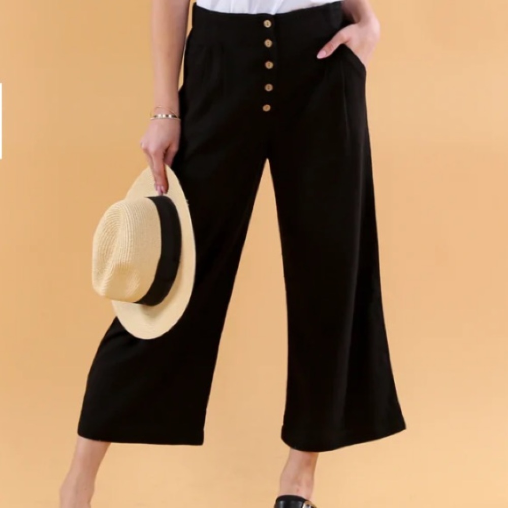 Coco & Main Linen Leisure Pant